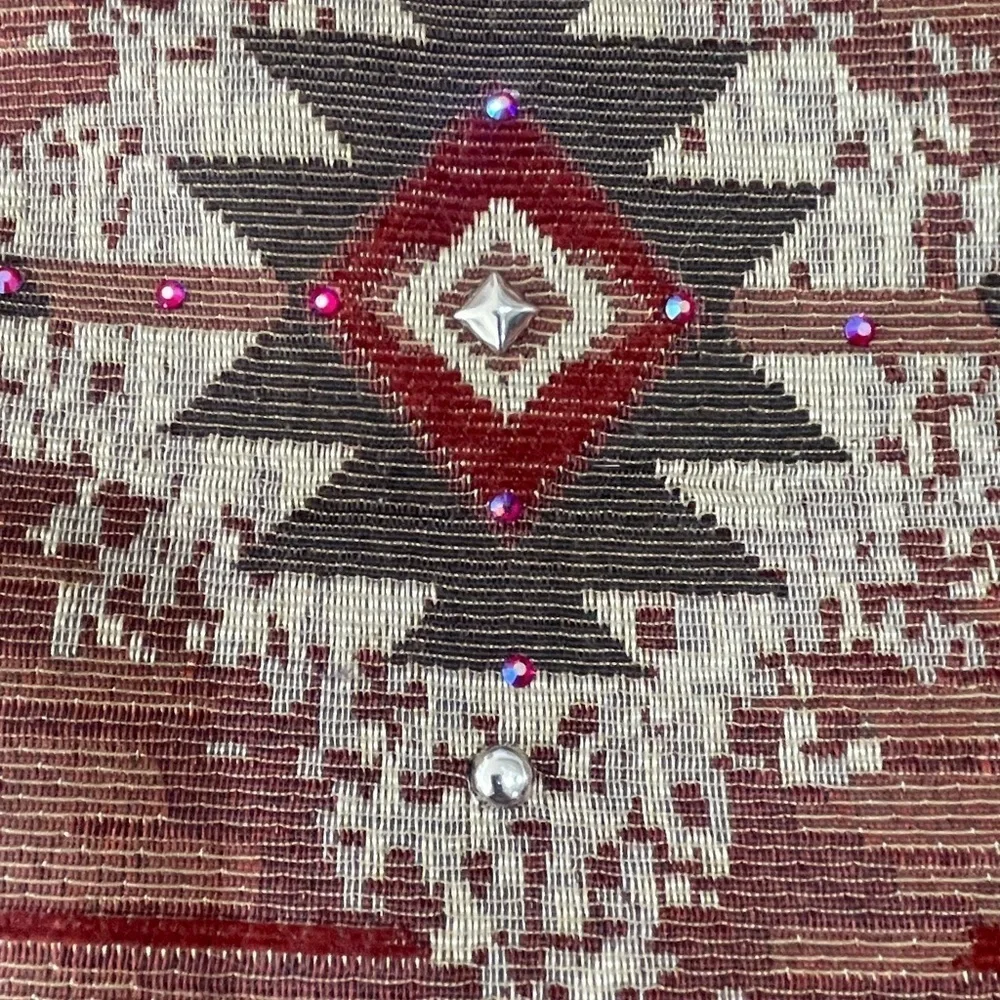 Atenti USA-Made Southwest Tapestry Crossbody Bag Bohemian - Southwestern Style - Picture 4 of 14